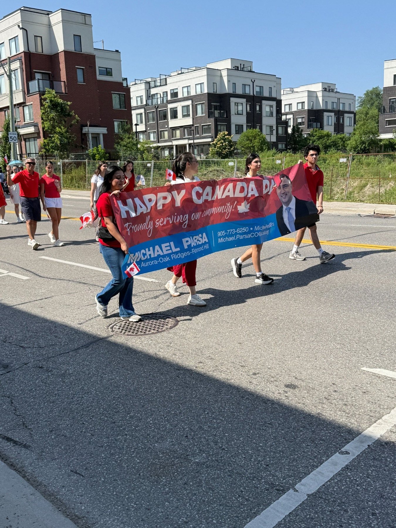 Community parade and Canada Day celebration