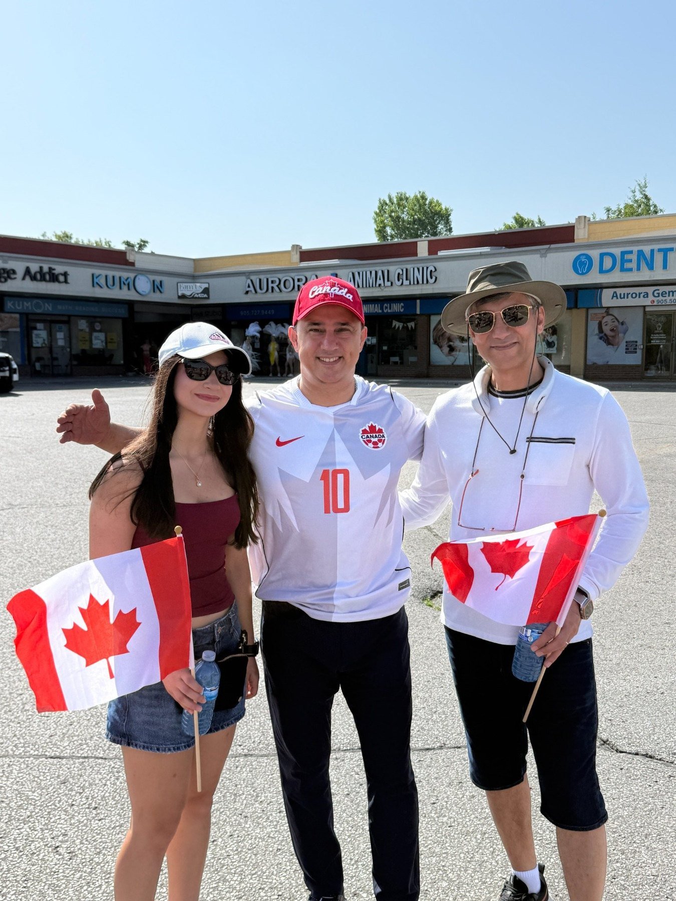Alex Jafari at a Canada Day community event